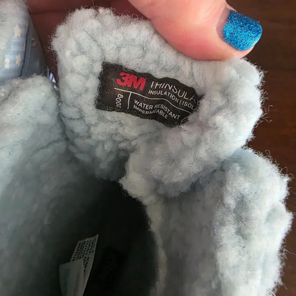 Girls Boys Unisex Bluey Winter Boots Toddler Sz 8 - BRAND NEW Sherpa lined
